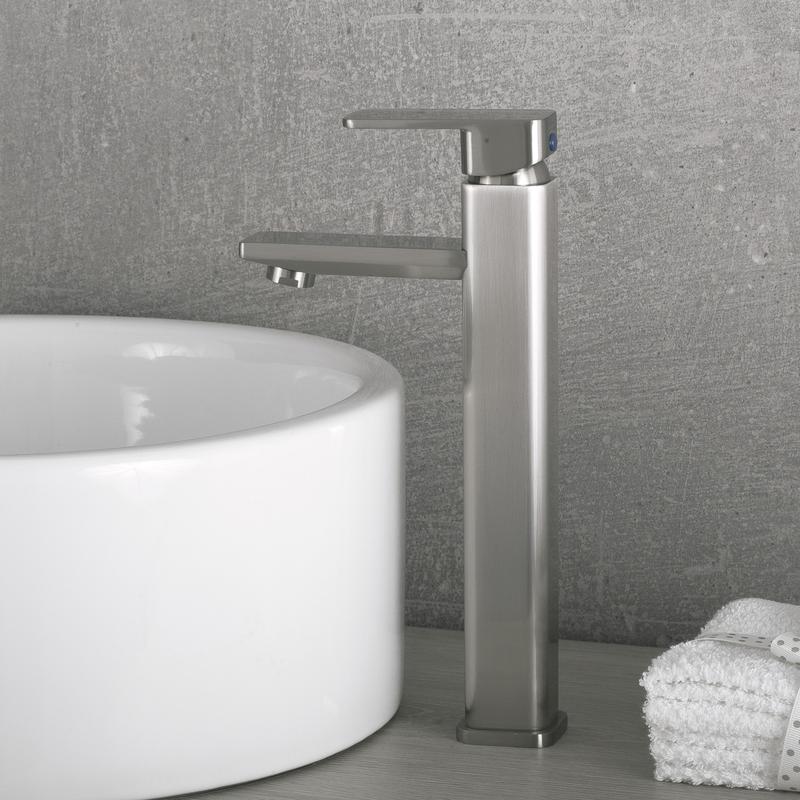 Single Handle Vessel Size: 4-1/4 x 11-15/16 (in)