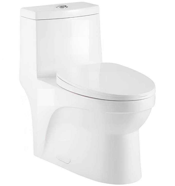 One-piece oval toilets with seat Miami-Dade County