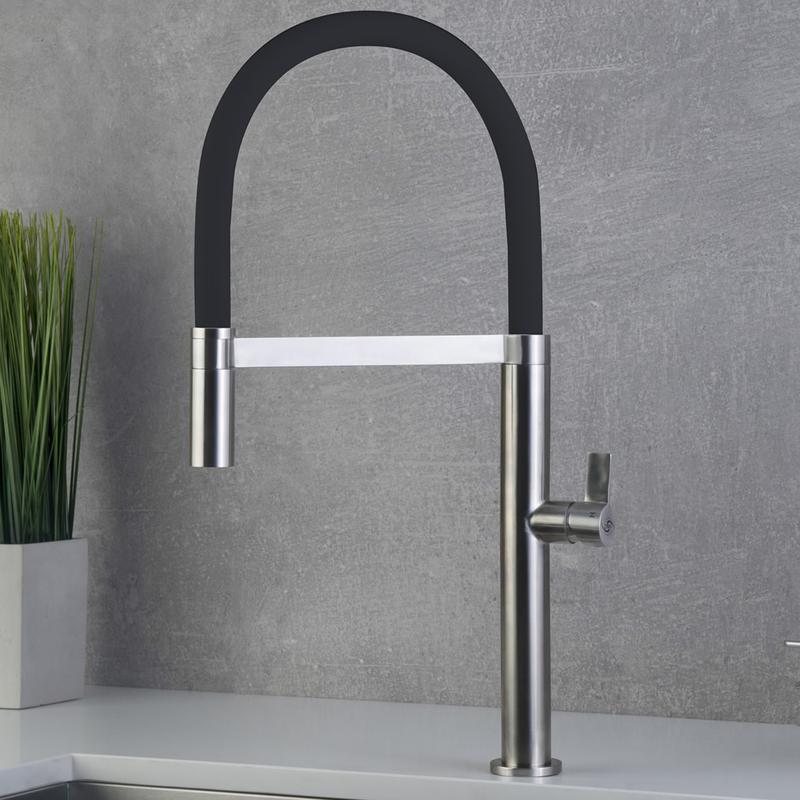 Single Handle Pull Down Size: 8-13/16 (in) x 20-3/8 (in)