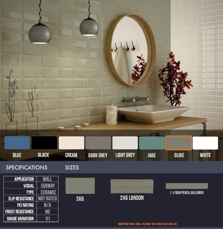 Ceramic wall tiles Miami-Dade County