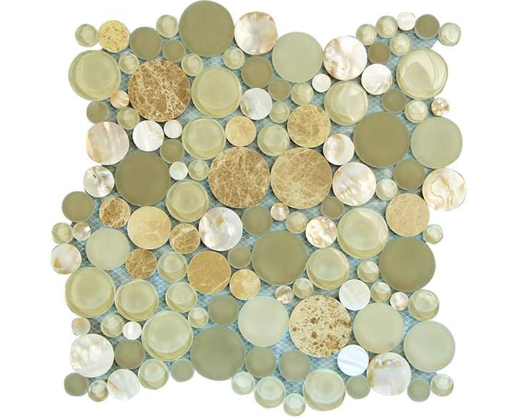 Glass mosaic bathroom tiles Miami Dade County