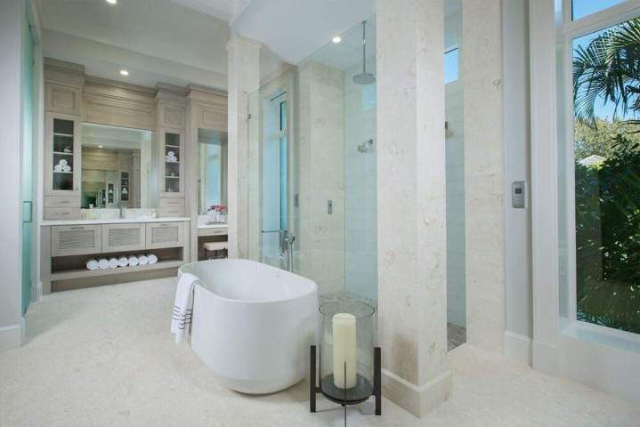 Limestone tile flooring Miami-Dade County