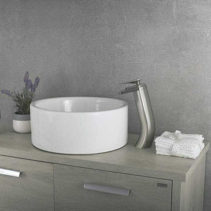 Modern waterfall bathroom faucet Miami-Dade County