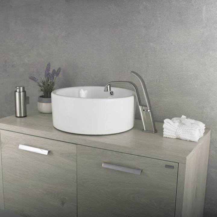 Modern waterfall bathroom faucet Miami-Dade County