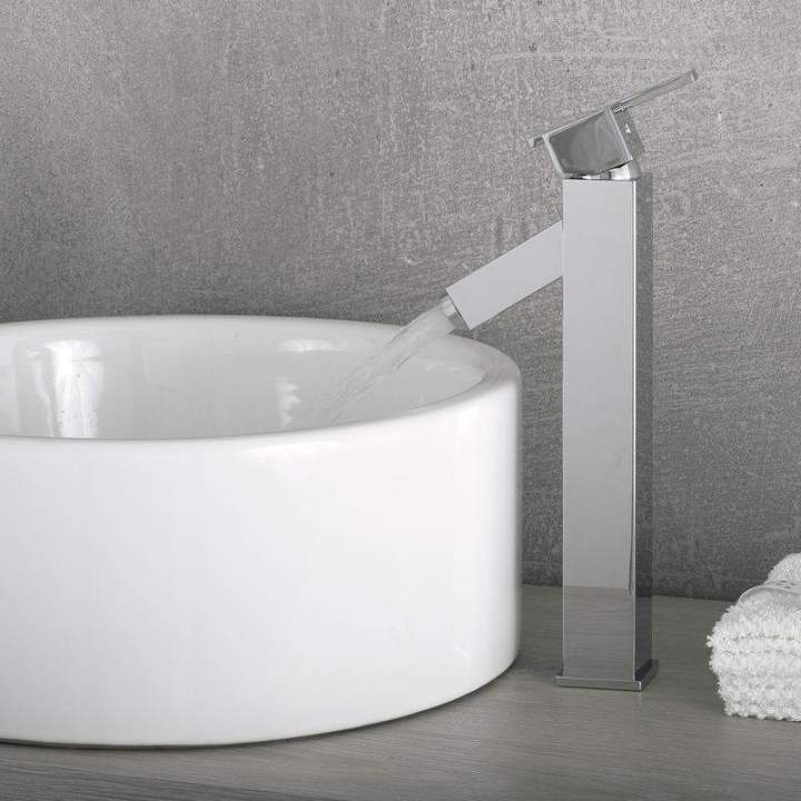 Modern waterfall bathroom faucet Miami-Dade County