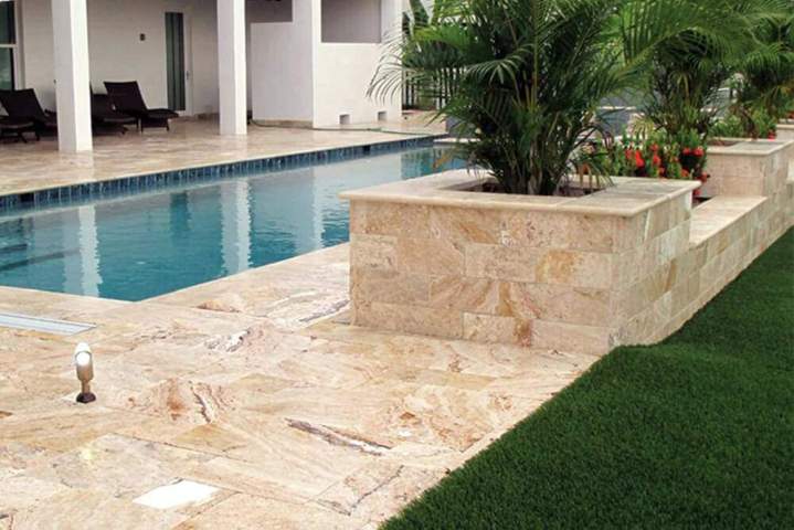 Natural marble pavers Miami Dade County