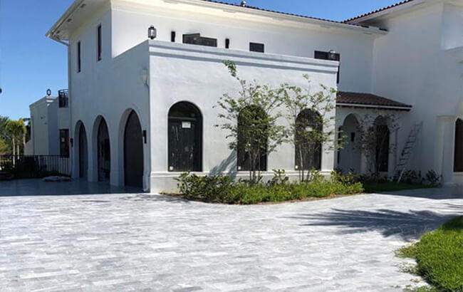Outdoor marble pavers Miami-Dade County