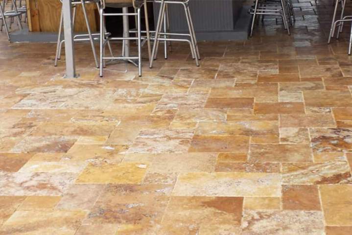 Outdoor marble pavers Miami Dade County