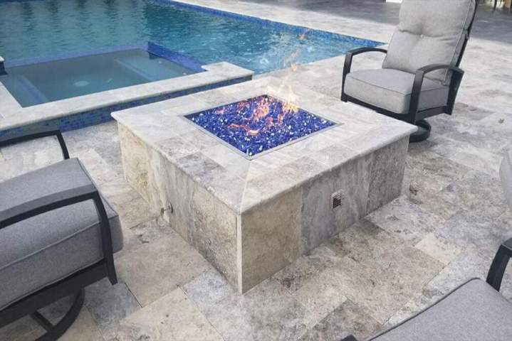 Outdoor marble pavers Miami Dade County