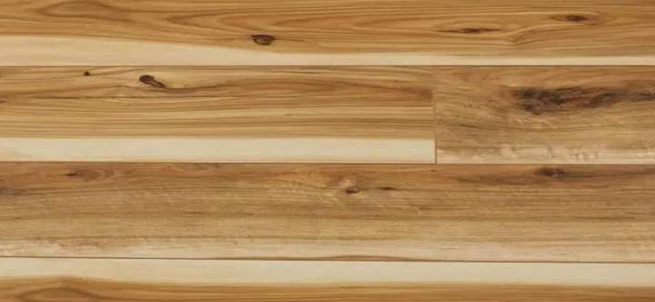 Rustic hickory flooring