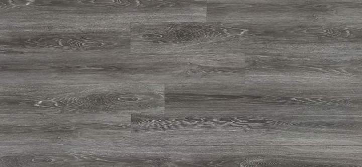 Dark grey laminate flooring.